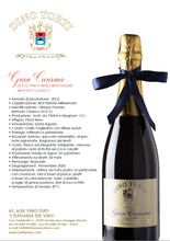 Load the image into the Gallery viewer, Great charisma Classic Method DOCG "Dino Torti"