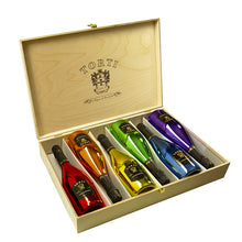 Load the image into the Gallery viewer, RAINBOW COLLECTION Wooden Box Rosé Sparkling Wine