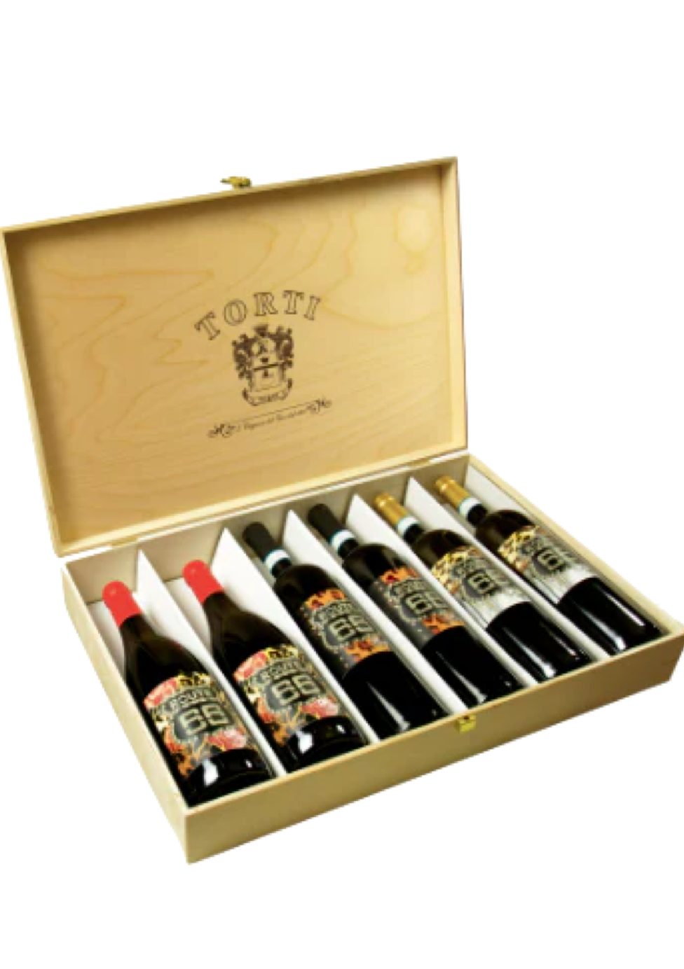 ROUTE66 Signature Collection Wine Wooden Box – Torti L ROUTE66 Signature Collection Wine Wooden Box – Torti L