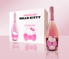 Load the image into the Gallery viewer, Hello Kitty Sparkling Rosé with Bear
