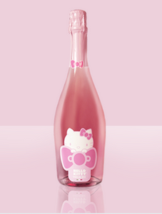 Hello Kitty Mousseux Rosé avec Ours