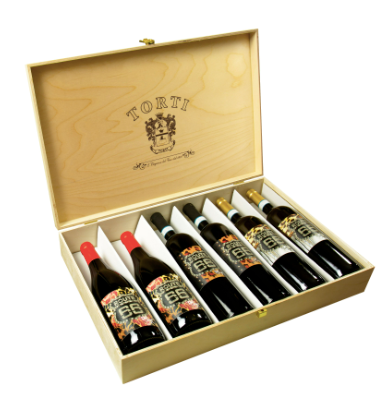 Caixa de madeira para vinho coleção exclusiva ROUTE66